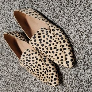 Madewell Francis calf hair loafer sz 9